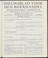 Nieuwsblad voor den boekhandel jrg 105, 1938, no 39, 28-09-1938 in 