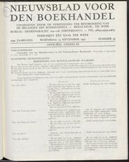 Nieuwsblad voor den boekhandel jrg 104, 1937, no 37, 15-09-1937 in 