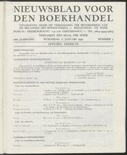 Nieuwsblad voor den boekhandel jrg 106, 1939, no 2, 11-01-1939 in 