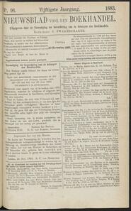 Nieuwsblad voor den boekhandel jrg 50, 1883, no 96, 30-11-1883 in 