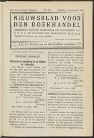 Nieuwsblad voor den boekhandel jrg 73, 1906, no 93, 20-11-1906 in 