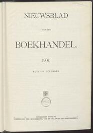 Nieuwsblad voor den boekhandel jrg 74, 1907, no 53, 02-07-1907 in 
