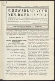 Nieuwsblad voor den boekhandel jrg 76, 1909, no 96, 30-11-1909 in 