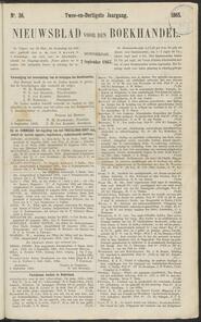 Nieuwsblad voor den boekhandel jrg 32, 1865, no 36, 07-09-1865 in 