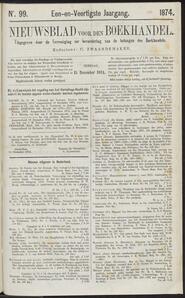 Nieuwsblad voor den boekhandel jrg 41, 1874, no 99, 15-12-1874 in 