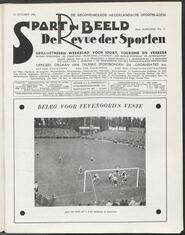 Sport in beeld/De revue der sporten jrg 30, 1936, no 11, 12-10-1936 in 