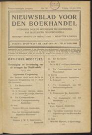 Nieuwsblad voor den boekhandel jrg 83, 1916, no 56, 14-07-1916 in 