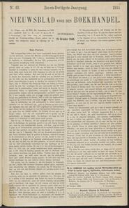 Nieuwsblad voor den boekhandel jrg 36, 1869, no 43, 28-10-1869 in 