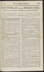 Nieuwsblad voor den boekhandel jrg 37, 1870, no 100, 14-12-1870 in 