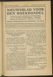 Nieuwsblad voor den boekhandel jrg 86, 1919, no 99, 30-12-1919 in 