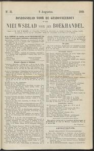 Nieuwsblad voor den boekhandel jrg 36, 1869, no 31, 08-08-1869 in 