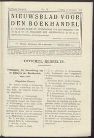 Nieuwsblad voor den boekhandel jrg 80, 1913, no 79, 17-10-1913 in 