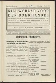 Nieuwsblad voor den boekhandel jrg 80, 1913, no 18, 04-03-1913 in 