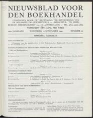 Nieuwsblad voor den boekhandel jrg 107, 1940, no 37, 11-09-1940 in 