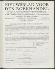 Nieuwsblad voor den boekhandel jrg 107, 1940, no 35, 28-08-1940 in 