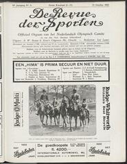 De revue der sporten jrg 16, 1922, no 6, 11-10-1922 in 