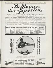 De revue der sporten jrg 16, 1922, no 5, 04-10-1922 in 
