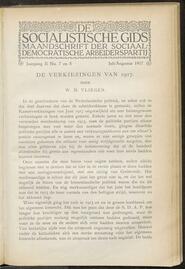 De socialistische gids; maandschrift der Sociaal-Democratische Arbeiderspartij jrg 2, 1917, no 7/8