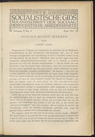 De socialistische gids; maandschrift der Sociaal-Democratische Arbeiderspartij jrg 2, 1917, no 4
