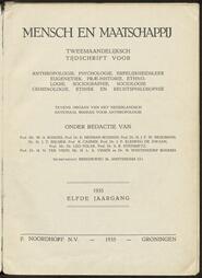 Mensch en maatschappij; Tweemaandelijksch tijdschrift jrg 11, 1935 [volgno 1]