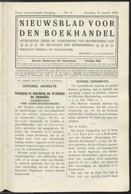 Nieuwsblad voor den boekhandel jrg 77, 1910, no 5/6, 18-01-1910 in 
