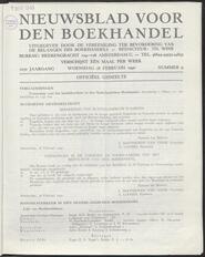 Nieuwsblad voor den boekhandel jrg 107, 1940, no 9, 28-02-1940 in 