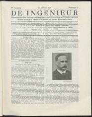 De ingenieur; Orgaan van het Kon. Instituut van Ingenieurs- van de vereeniging van Delftsche Ingenieurs jrg 39, 1924, no 2, 12-01-1924 in 