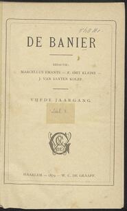 De banier; tijdschrift van 'Het jonge Holland' jrg 5, 1879 (deel 2), no 1