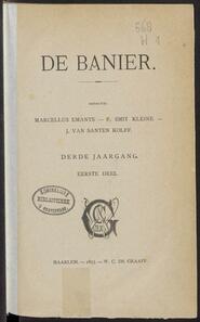 De banier; tijdschrift van 'Het jonge Holland' jrg 3, 1877 (deel 1), no 1