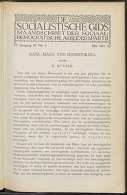De socialistische gids; maandschrift der Sociaal-Democratische Arbeiderspartij jrg 3, 1918, no 5