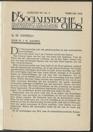 De socialistische gids; maandschrift der Sociaal-Democratische Arbeiderspartij jrg 15, 1930, no 2