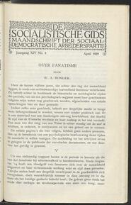 De socialistische gids; maandschrift der Sociaal-Democratische Arbeiderspartij jrg 14, 1929, no 1