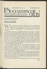De socialistische gids; maandschrift der Sociaal-Democratische Arbeiderspartij jrg 18, 1933, no 11