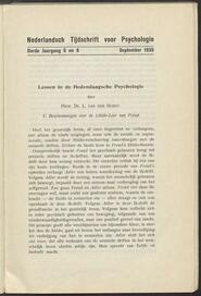 Nederlandsch tijdschrift voor de psychologie jrg 3, 1935/1936, no 5/6