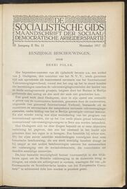 De socialistische gids; maandschrift der Sociaal-Democratische Arbeiderspartij jrg 2, 1917, no 11