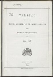 Verslag van den staat der hooge-, middelbare en lagere scholen in het Koningrijk der Nederlanden over …, 1906 [volgno 1]