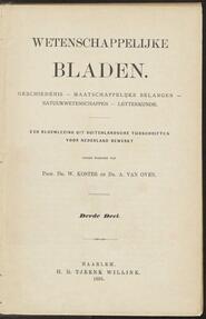 Wetenschappelijke bladen, 1895 (3e deel) [volgno 1]