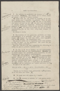 Correcties in Ideën 1-11, 36-110, kopij voor de editie 1872