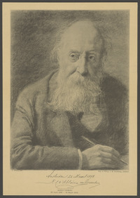 Portret van Rudolf Charles Ablaing van Giessenburg (R.C. Meijer), getekend door Franz Althaus