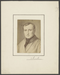 Portret van Paul (Hippolyte) Delaroche