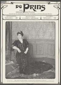 Portret van Julia van Lier, reproductie 1907