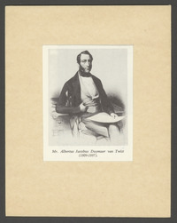 Portret van Albertus Jacobus Duymaer van Twist