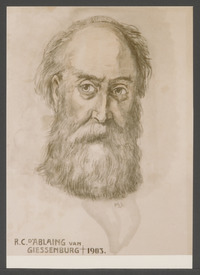 Portret van Rudolf Charles d'Ablaing van Giessenburg (R.C. Meijer)