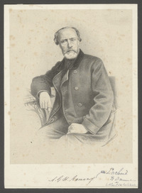 Portret van Anton Gerhard Willem Ramaer, litho