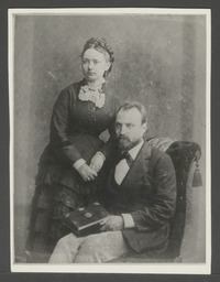 Johan Albert Roessingh van Iterson en zijn verloofde Digna Fransen van de Putte