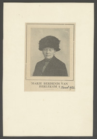 Portret van Marie Berdenis van Berlekom