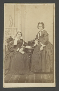 Wilhelmina en Everdina van Wijnbergen, de tantes van Tine