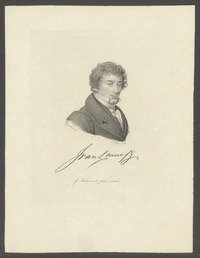 Portret van Jacob van Lennep door P. Velijn naar W. Grebner, staalgravure 