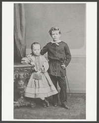 Portret van Jan Pieter Constant (Edu) en Elisabeth Agnes Everdine (Nonnie) Douwes Dekker