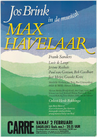 Jos Brink in de musical Max Havelaar